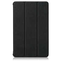 Just in Case Smart Tri-Fold tablethoes voor Lenovo Tab K10 - Zwart