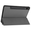 Just in Case Smart Tri-Fold tablethoes met Penhouder voor Samsung Galaxy Tab S7 - Grijs