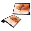 Just in Case Smart Tri-Fold tablethoes voor Samsung Galaxy Tab S7 FE - Zwart