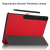 Techsuit FoldPro tablethoes voor Samsung Galaxy Tab S9 FE Plus/S9 Plus - Rood