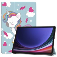Techsuit FoldPro tablethoes voor Samsung Galaxy Tab S9 FE Plus/S9 Plus - Unicorn