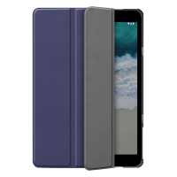 Just in Case Smart Tri-Fold tablethoes voor Nokia T10 - Blauw