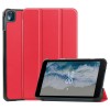 Just in Case Smart Tri-Fold tablethoes voor Nokia T10 - Rood