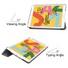 Just in Case Smart Tri-Fold tablethoes voor Apple iPad 2021/2020/2019 - Grijs
