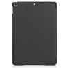 Just in Case Smart Tri-Fold tablethoes voor Apple iPad 2021/2020/2019 - Zwart