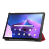 Just in Case Smart Tri-Fold tablethoes voor Lenovo Tab M10 Plus Gen 3 - Rood
