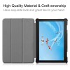 Just in Case Smart Tri-Fold tablethoes voor Lenovo Tab P10 - Zwart