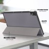 Just in Case Smart Tri-Fold tablethoes voor Lenovo Tab P11 / Tab P11 Plus - Grijs