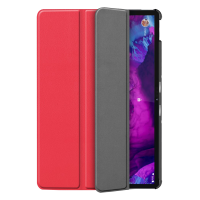Just in Case Smart Tri-Fold tablethoes voor Lenovo Tab P11 / Tab P11 Plus - Rood