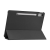 Just in Case Smart Tri-Fold tablethoes voor Lenovo Tab P12 - Zwart