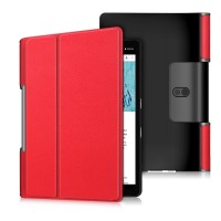 Just in Case Smart Tri-Fold tablethoes voor Lenovo Yoga Smart Tab - Rood