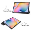 Just in Case Smart Tri-Fold tablethoes voor Samsung Galaxy Tab S6 Lite - Grijs