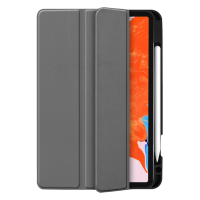 Just in Case Smart Tri-Fold tablethoes met Penhouder voor Apple iPad Pro 12.9 2020 - Grijs