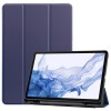 Just in Case Smart Tri-Fold tablethoes met Penhouder voor Samsung Galaxy Tab S8 Plus - Blauw