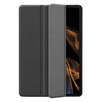 Just in Case Smart Tri-Fold tablethoes met Penhouder voor Samsung Galaxy Tab S8 Ultra - Zwart
