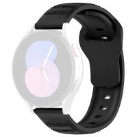 Techsuit ColorSync Watchband 22mm voor Huawei Watch GT 3 Pro 46mm/GT 2 Pro/GT 2 46mm/Ultimate / Xiaomi Watch S1 - Zwart